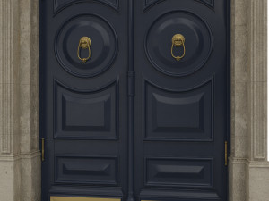 entrance classic door 20 3D Модель