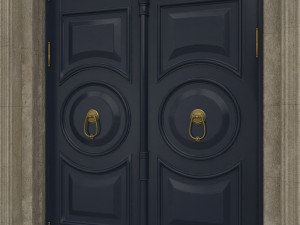 entrance classic door 20 3D Модель