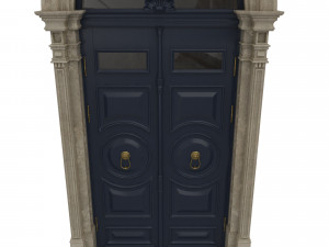 entrance classic door 20 3D Модель
