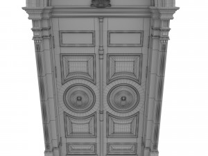 entrance classic door 20 3D Модель