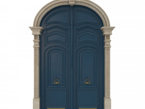 entrance classic door 21 3D 모델