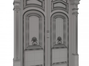 entrance classic door 21 3D Модель