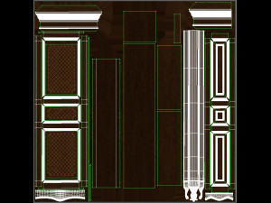 classic cabinet 03 02 Modèle 3D