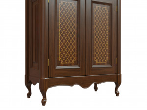 classic cabinet 03 03 3D Модель