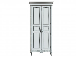 classic cabinet 03 03 3D Модель