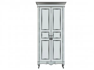 classic cabinet 03 03 3D Model