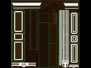 classic cabinet 03 03 3D Модель