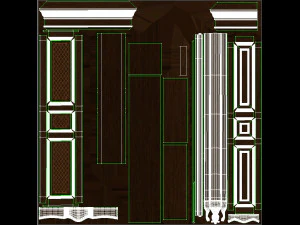 classic cabinet 03 03 3D Model