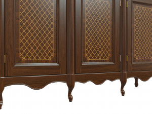 classic cabinet 03 08 3D मॉडल