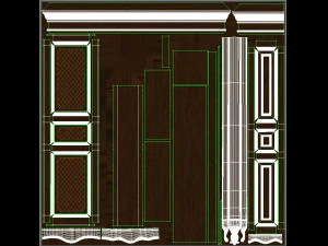 classic cabinet 03 08 3D Model
