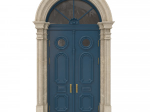 entrance classic door 22 3D मॉडल