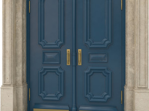 entrance classic door 22 3D 模型
