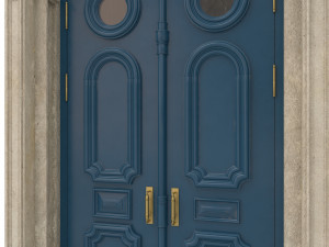 entrance classic door 22 3D 模型