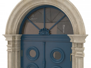 entrance classic door 22 3D 模型
