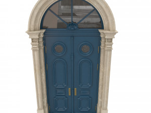entrance classic door 22 3D 模型
