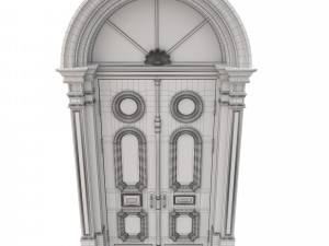 entrance classic door 22 3D 模型