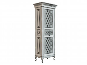 classic cabinet 04 02 Modello 3D