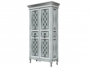 classic cabinet 04 04 3D Модель