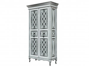 classic cabinet 04 04 3D Model