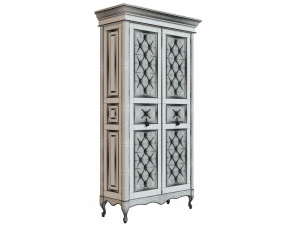 classic cabinet 04 04 3D Model