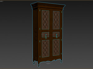 classic cabinet 04 04 3D Модель