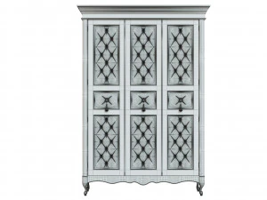 classic cabinet 04 06 3D Model