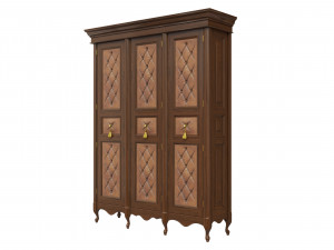 classic cabinet 04 07 Model 3D