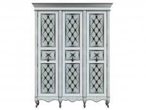 classic cabinet 04 07 Model 3D