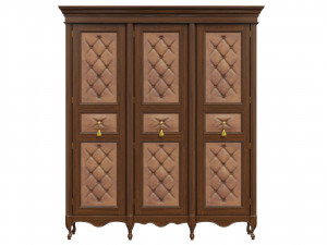 classic cabinet 04 08 Model 3D
