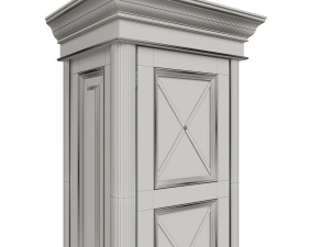 classic cabinet 05 01 3D Модель