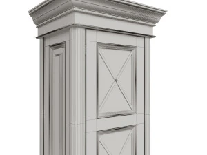 classic cabinet 05 01 3D Model