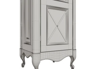 classic cabinet 05 01 3D Model