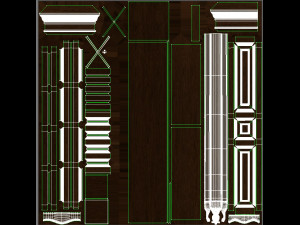 classic cabinet 05 01 3D Модель