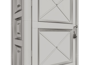 lassic cabinet 05 02 3D Model