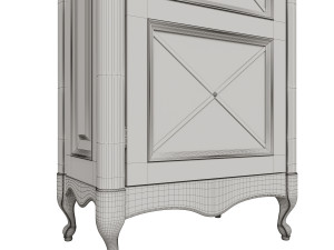 lassic cabinet 05 02 3D Model