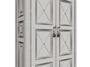 classic cabinet 05 03 3D 모델