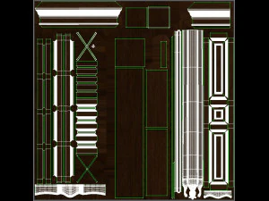 classic cabinet 05 03 3D Model