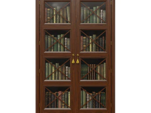 классический шкаф 05 05 3D Модель