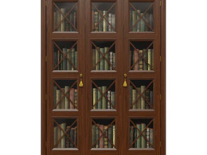 классический шкаф 05 06 3D Модель