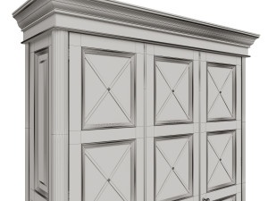 classic cabinet 05 06 Model 3D