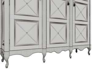 classic cabinet 05 08 3D Модель