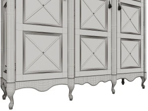 classic cabinet 05 08 3D Model
