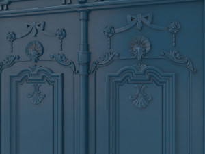 entrance classic door 24 Modèle 3D