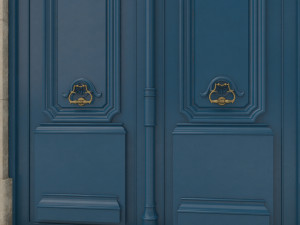 entrance classic door 24 Modèle 3D