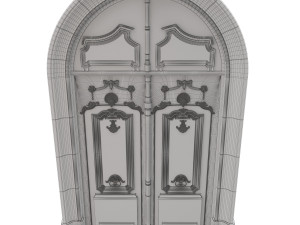 entrance classic door 24 Modèle 3D