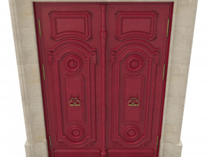 entrance classic door 25 3D 모델