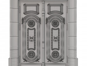 entrance classic door 25 3D 모델