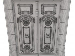 entrance classic door 25 3D 모델