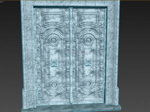 entrance classic door 25 3D 모델