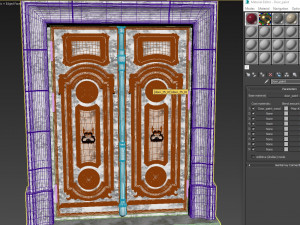 entrance classic door 25 3D 모델